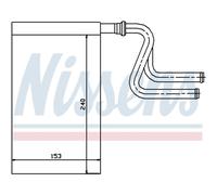 NISSENS Échangeur De Chaleur Radiateur Pour Ford Mondeo I Break 1.8i 16V 1.6i