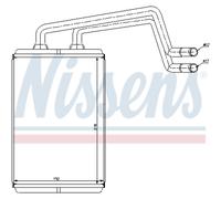 NISSENS Échangeur De Chaleur Radiateur Pour Hyundai Coupe 2.0 GLS 2.7 V6 Elantra