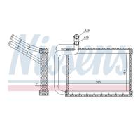 NISSENS Échangeur De Chaleur Radiateur Pour Hyundai H-1 Travel 2.5 CRDi 2.4i