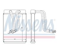 NISSENS Échangeur De Chaleur Radiateur Pour Hyundai Sonata IV 2.7 V6 2.0 16V XG