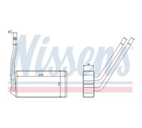 NISSENS Échangeur De Chaleur Radiateur Pour Land Rover Freelander 1.8I 16V 4X4