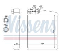 NISSENS Échangeur De Chaleur Radiateur Pour Mercedes-Benz