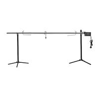 NITCA Tourne Broche Électrique Rotisserie et Gril de Barbecue Grande Broche Cochon de Lait, Tourne Broche Barbecue Rotissoire - 207 x 45 x 81 cm