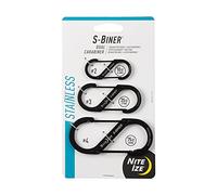 Nite IZE - Mousqueton double S-Biner en aluminium