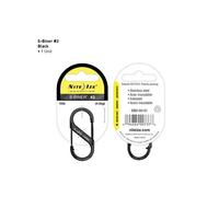 Nite Ize S-Biner Stainless Steel Size 2 (Black)