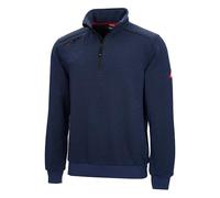 Nitras Motion Tex Plus - Pull de Travail en Tricot sans Capuche - Confortable et Chaud,5XL,Bleu