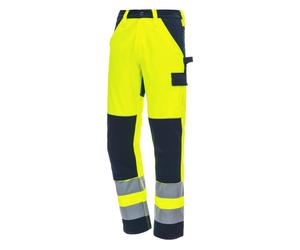 Nitras Motion Tex Viz Pantalon de sécurité polyester/coton