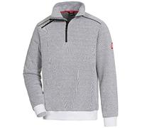 NITRAS MOTION TEX PLUS Pullover | Taille L | Pullover de travail | blanc/gris