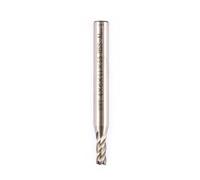 NITVIA 1 pièces Fraise en Bout forets 4 cannelures HSS CNC Fraise à Tige Droite 4mm * 6mm * 11mm * 55mm