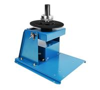 NiuLifeya Petit positionneur de soudure inclinable de 0 à 90°, moteur CC 10 W, capacité horizontale de 10 kg, mandrin à trois mâchoires, plateau rotatif de précision pour soudage, coupe, meulage