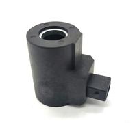 NiuLumea Bobine hydraulique pour électrovanne pilote partie 10333044 Fil de cuivre en fer, plastique, bobine de rechange étanche à la poussière pour chargeuse pelleteuse Liebherr 922 923 924 944D (12