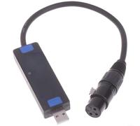 NiuLumea Câble USB programmable portable pour contrôleur d'éclairage RDM pour codage d'adresse, configuration facile au toucher, compatible avec Stage pour équipement DMX