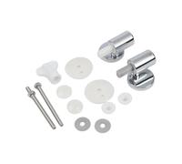 NiuLumea Charnières de toilettes en alliage de zinc avec mécanisme de fermeture amortie - Kit de fixation de rechange pour la maison et les toilettes publiques