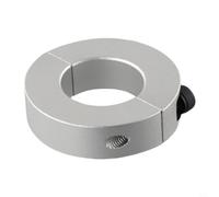 NiuLumea Collier de serrage à double arbre fendu 6 mm-40 mm en alliage d'aluminium pour bague design en deux pièces pour tour de toupie CNC argent (8 mm)