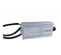 NiuLumea Contrôleur de ventilateur triphasé, 380 V 6 A 2,2 kW, bouton rotatif, réglage en continu, boîtier en aluminium, pour ventilateurs axiaux/plafond/purification, contrôle du moteur
