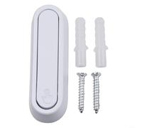 NiuLumea Crochets muraux pour la maison - Cintre pliable en alliage de zinc pour manteau et serviette, 73 x 24 mm, argenté, pour orange, vert, blanc, salle de bain et cuisine (blanc)