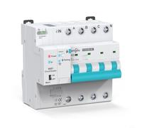 NiuLumea Disjoncteur de mesure 63 A 4P WiFi activé pour tuya interrupteur à distance température court-circuit pour protection (4P)