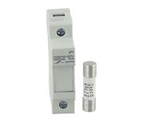 NiuLumea Fusible solaire PV avec support 1000 V DC, corde résistante aux hautes températures pour la protection des panneaux solaires (3 A/10 A/15 A/20 A/25 A/30 A)