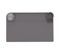 NiuLumea Grand tapis de soudure en silicone 45 x 28 cm, résistant à la chaleur pour fer à souder, tapis de travail flexible, antidérapant, bricolage électronique, gris TE-733