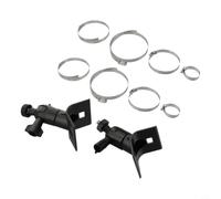 NiuLumea Lot de 2 supports de montage pour Eufycam et Arlo for Pro, support mural réglable avec vis de 35,6 cm, noir
