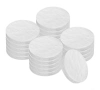 NiuLumea Lot de 20 noyaux en laine blanche pour cheminée de bureau, 6,1 x 1 cm pour fibre ronde résistante à la chaleur pour isolation jusqu'à 2900 °C pour mèches de rechange pour brasero de table