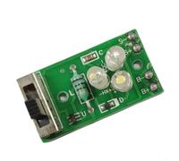 NiuLumea Lumières de pot de circuit imprimé solaire 12 V, panneau de pilote LED efficace avec interrupteur blanc ou coloré, matériau en fibre de verre
