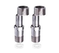 NiuLumea Mamelon excentrique extensible pour joint d'angle rotatif à 360° avec pied coudé incurvé, raccord réglable en acier inoxydable pour installation de robinet de douche thermostatique