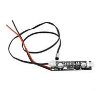 NiuLumea Module de commande automatique pour ventilateur PWM DC 5 V 12 V avec sonde, systèmes de refroidissement à faible bruit (2-3 fils 5 V/12 V)