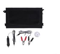 NiuLumea Panneau solaire pliable IP65 étanche 30 W, compact pour sac de charge avec double port USB, téléphone portable, utilisation en extérieur