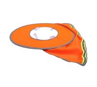NiuLumea Pare-soleil pour casque de sécurité avec bandes réfléchissantes, visière en maille légère et respirante pour travailleurs du bâtiment, accessoire pour soulager la chaleur d'été, jaune (B)