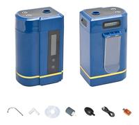 NiuLumea Pompe à air compacte de 3 à 5 L/min pour la pêche, aérateurs portables de 4000 mAh avec pomme de douche pour le camping et la préservation des poissons (pêche 4000 mAh)