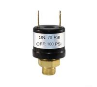 NiuLumea Pressostat 1/8 NPT 12 V 24 V DC Système Pressostat 1/8 (70-100 psi | Coque durable, contrôle précis de la pression, options de 70 à 200 psi, installation facile, taille compacte