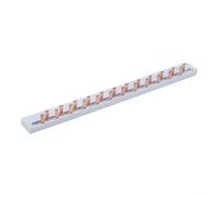 NiuLumea Répartiteur en cuivre pur à 12 modules 63 A 230 V isolé DPN Systems(E)