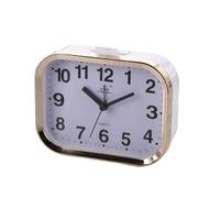 NiuLumea Réveil numérique fort avec grands chiffres 3D - Design carré - Horloge de bureau pour dormeurs lourds et étudiants - Noir