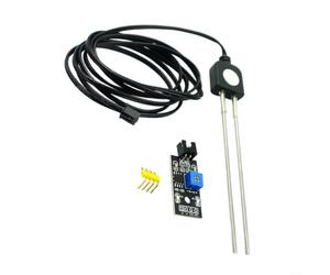 NiuLumea Sonde compacte pour capteur d'humidité du sol 36 mm Matériau ABS Analogique Détection de résistance agricole et surveillance des plantes (ligne 5 m -)