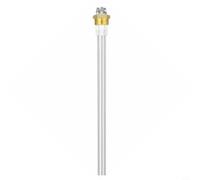 NiuLumea Sonde de capteur de niveau d'eau à filetage G1 pouce 3 broches pour chaudière à vapeur, PTFE pour isolation et connexion en laiton, 405 mm au total