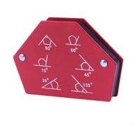 NiuLumea Support de soudage magnétique hexagonal 11,3 kg, positionneur de soudure à angle fixe, tenue forte, outil en acier