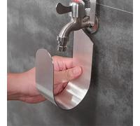 NiuLumea Support mural en acier inoxydable pour tuyau d'eau, organiseur d'outils de jardin, rallonges, argenté