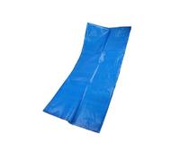 NiuLumea Tapis de sol gonflable rectangulaire pliable en polyéthylène pour piscine hors sol antidérapant 25 x 45 m Bleu