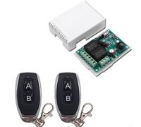 NiuLumea Télécommande sans fil 433 MHz 2 canaux DC 5 V-30 V RF récepteur émetteur ensemble lumières de Noël coffre de voiture bureau
