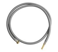 NiuLumea Tuyau d'arrosage de rechange 88624000 compatible avec robinets de cuisine AXOR dont Citterio, Montreux, Starck et Talis Series, 150 cm, métal et nylon blanc