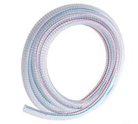 NiuLumea Tuyau flexible en fil d'acier PU transparent de 1,9 cm ID pour tube d'aspirateur, haute pression, systèmes d'extraction de poussière, 2 m (5 mètres)