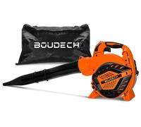 NIUP 26 - Aspirateur souffleur 26cc broyeur de feuilles. Souffleur 3en1 avec sac de collecte de 40L. Moteur à essence 26cc 2 temps Euro V 7500 rmp