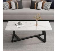 NIUSABOU Table Basse, Table Basse rectangulaire en Ardoise, Multicolore, Plusieurs Tailles for Le Salon(C,80 x 50 x 45 cm (31.5 in. x 19.7)