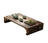 NIUSABOU Table Basse, Table Basse, Repose-Pieds en Bois Massif, sans Assemblage, Plusieurs Tailles(60x35x11cm/24x14x4.5in)