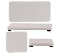 NiuYichee Lot de 4 Porte-Savon Absorbant l'eau, Dessous de Verre en Terre de diatomée, Plateau Absorbant l'eau pour Plantes et Articles de Toilette pour intérieur Moderne