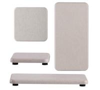 NiuYichee Lot de 4 Porte-Savon Absorbant l'eau, Dessous de Verre en Terre de diatomée, Plateau Absorbant l'eau pour Plantes et Articles de Toilette pour intérieur Moderne