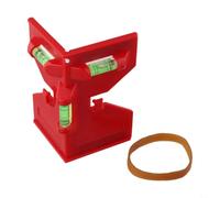 Niveau à bulle à 3 niveaux pour poteaux de clôture, tuyaux, angle de niveau précis avec 3 bulles pour horizontal et vertical - Niveau à bulle en plastique robuste pour construction et bricolage