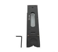 Niveau à bulle à bande de précision 100 mm 0,02 mm avec boîtier en métal Barre de nivellement industrielle pour machines de réglage Avec coffret en bois (200 mm)