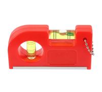 Niveau à Bulle de Ligne Rouge, Outil Précis Léger Portable | ABS et Alliage D’aluminium, Structure Solide, Mesure Exacte, pour Base D’abri et Pose de Sol